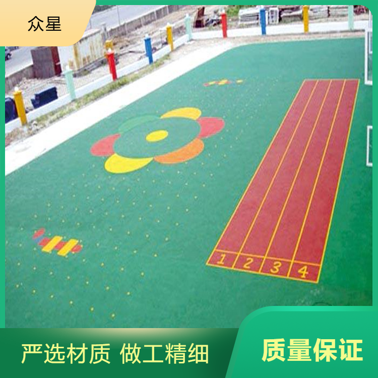 仙桃市塑胶跑道材料塑胶地坪 - 厂家