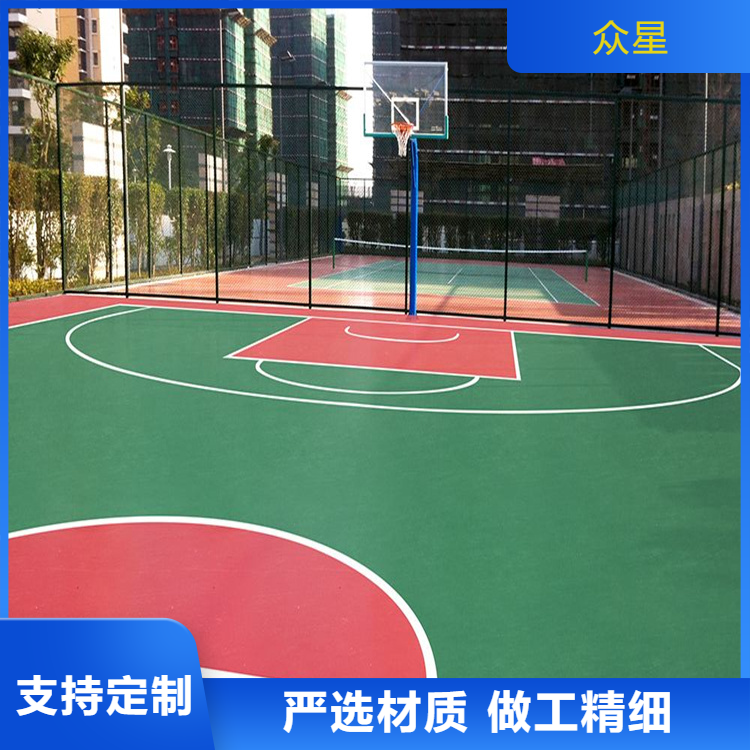 仙桃市塑胶跑道材料篮球场硅PU - 推荐